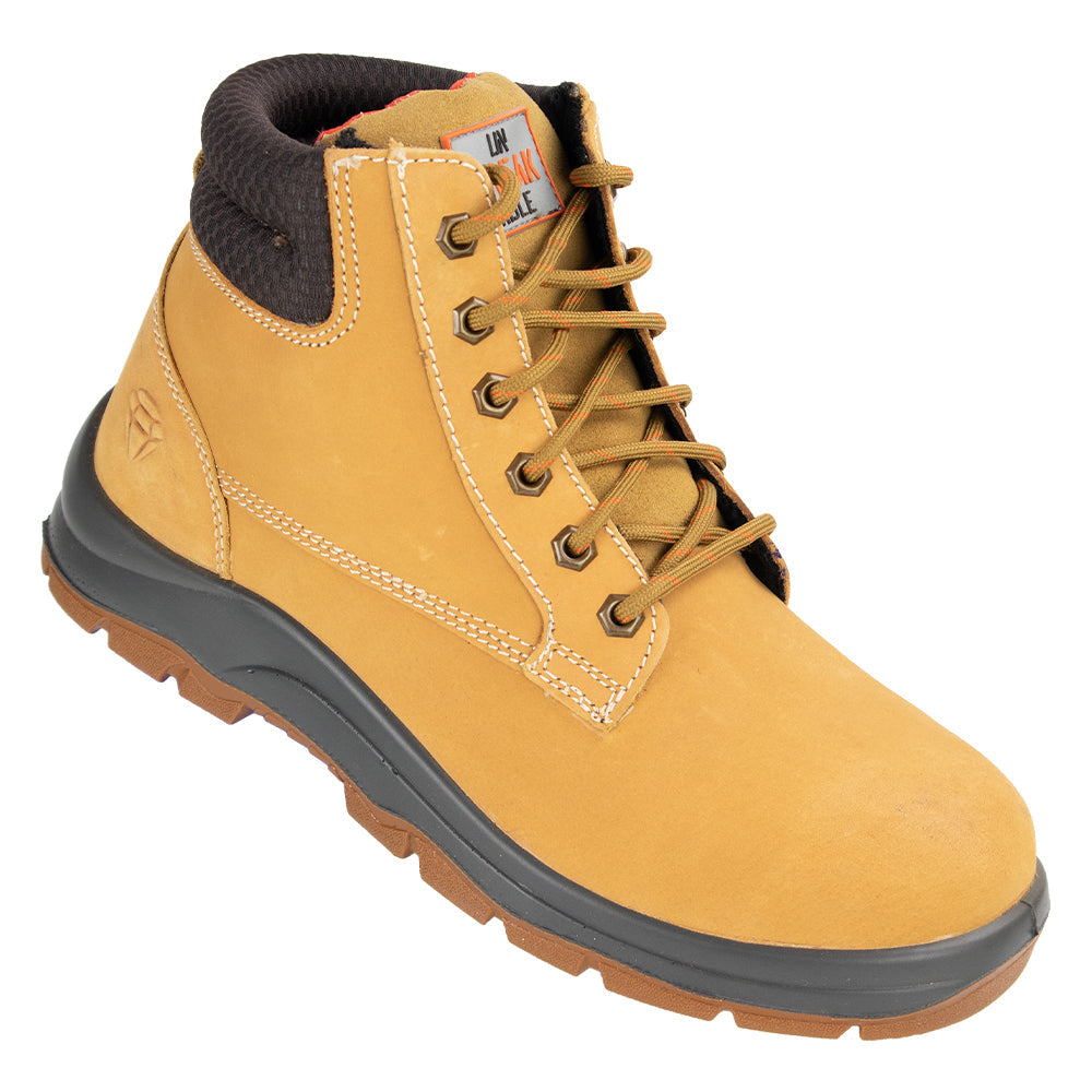 Unbreakable Comet S1P steel toe/midsole honey nubuck safety work boot #U104