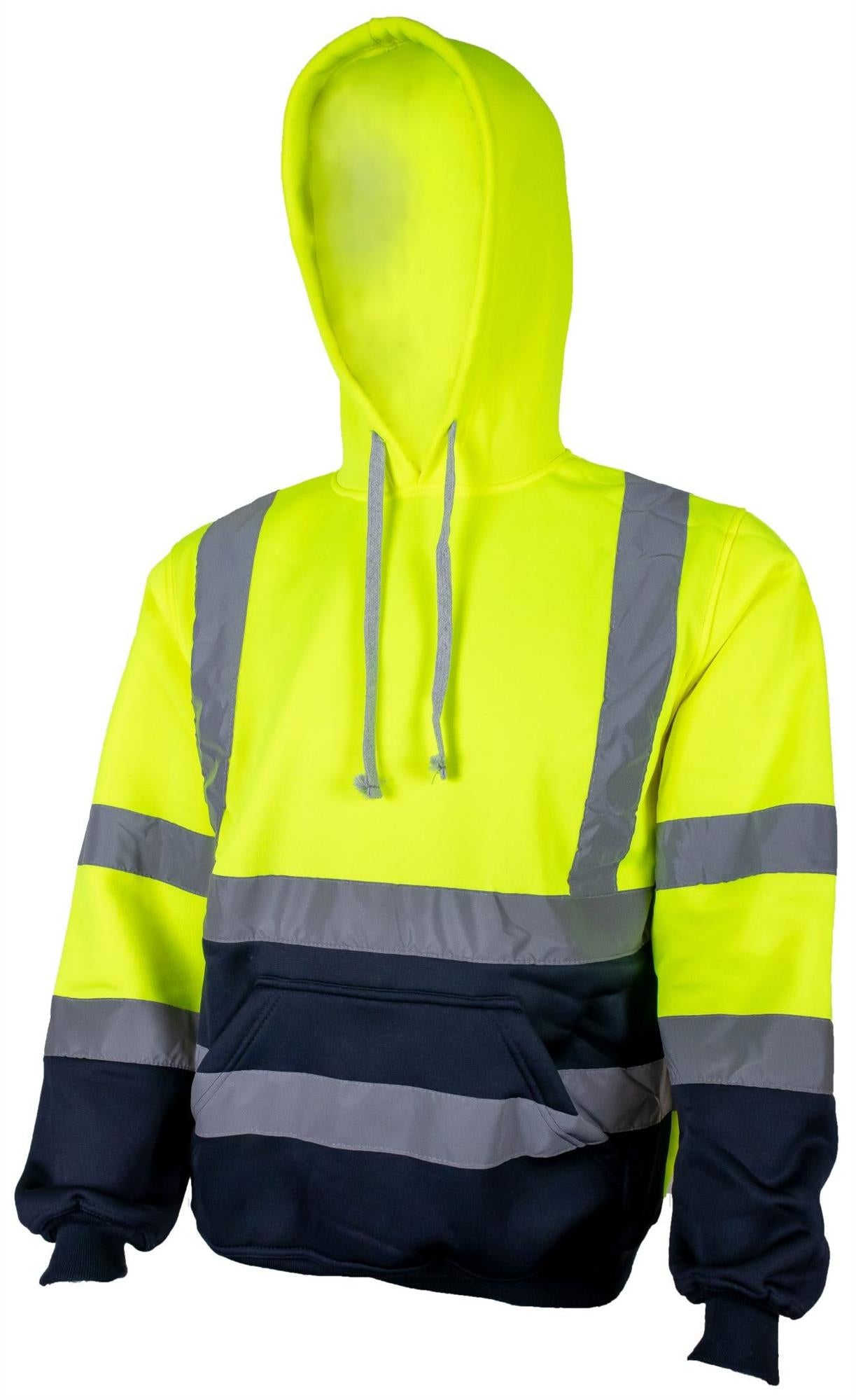Unbreakable Sherman high-visibility yellow/navy Traffic hoodie #U302