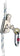 Ascord sliding guided fall system for use with 14mm rope with karabiner AN065