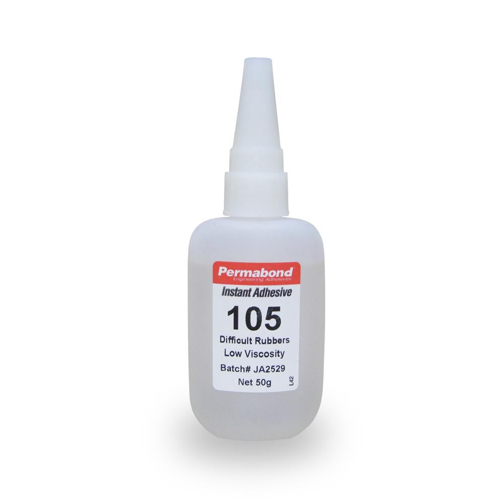 Permabond Instant cyanoacrylate adhesive for hard to bond plastics and rubbers #105