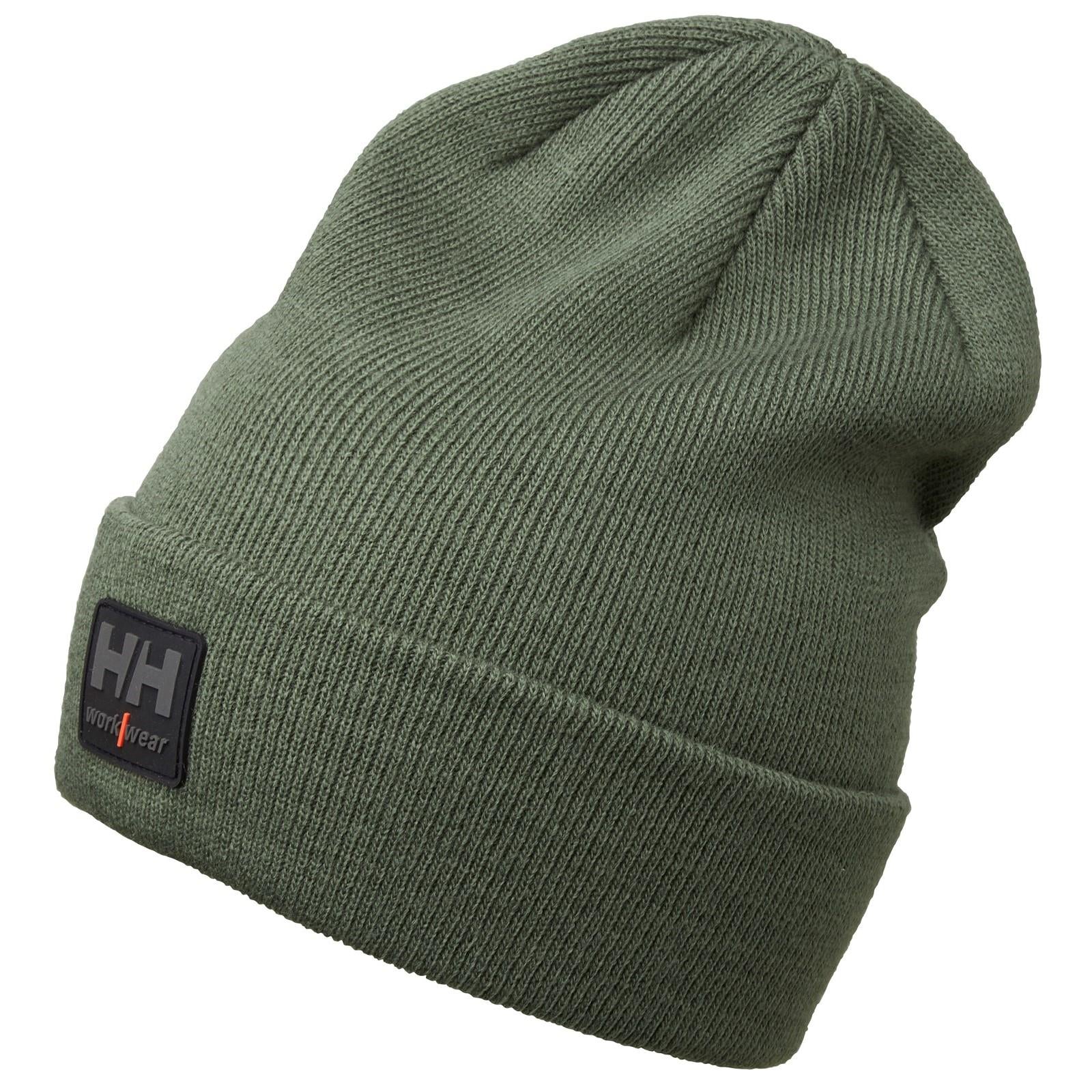 Helly Hansen Kensington army green knitted beanie cap #79811