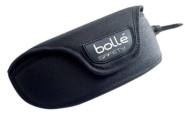 Bolle black spectacle case with belt loop and clip
