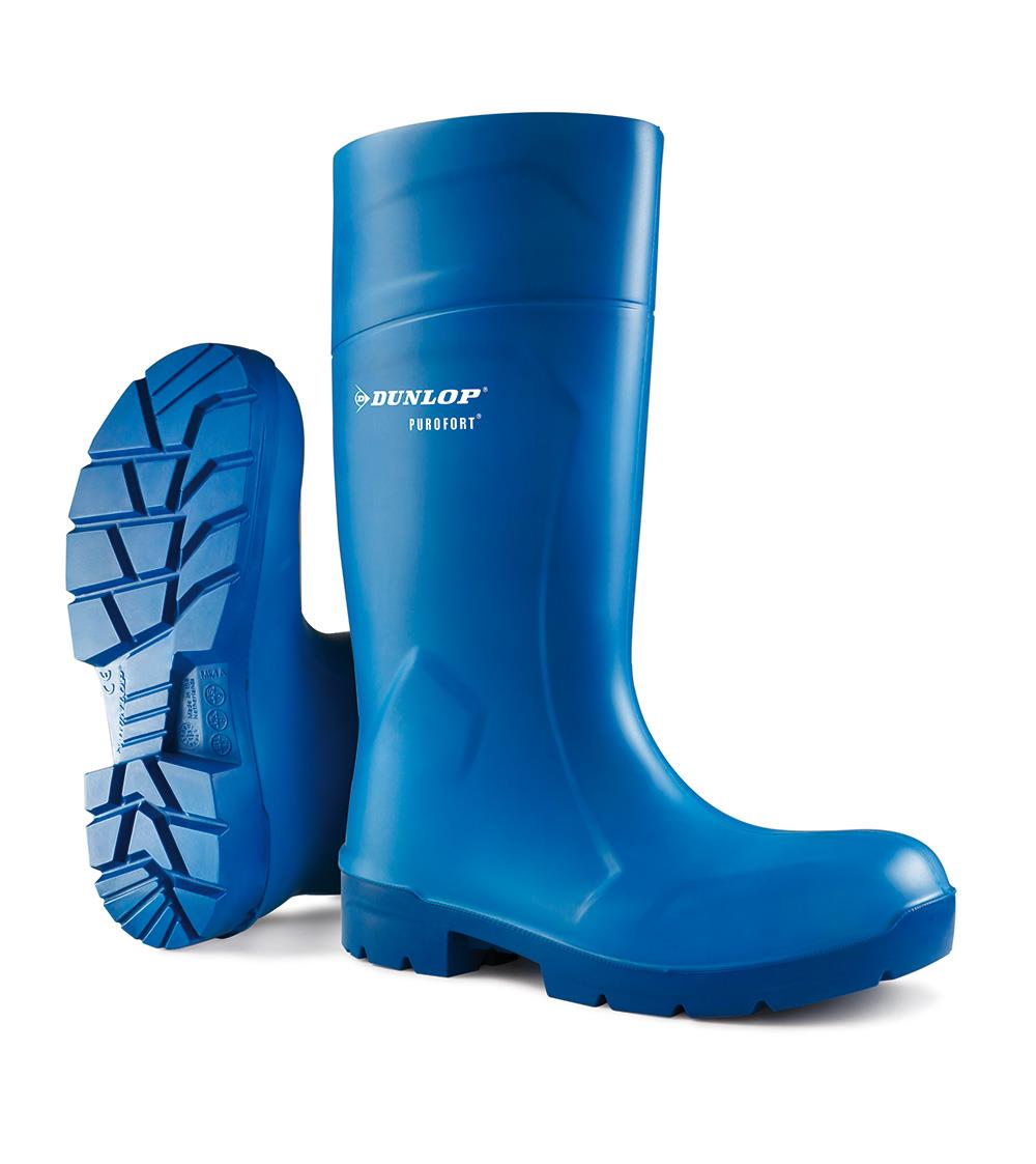 Dunlop Food Multigrip S4 blue steel toe safety wellington boot #151641