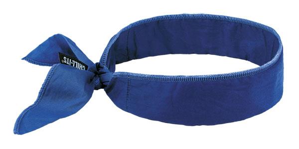 Ergodyne blue evaporating cooling work bandana #EY6702