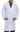 White polycotton three pocket lab warehouse coat