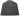 Black rubber 42" X 36" bib apron - ties not included