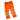 Warrior Hi-Vis orange comfortable polycotton work trousers #0118DWHV04SO