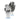 Warrior grey nitrile fully-coated polyester liner gloves (12 pairs) #GL035