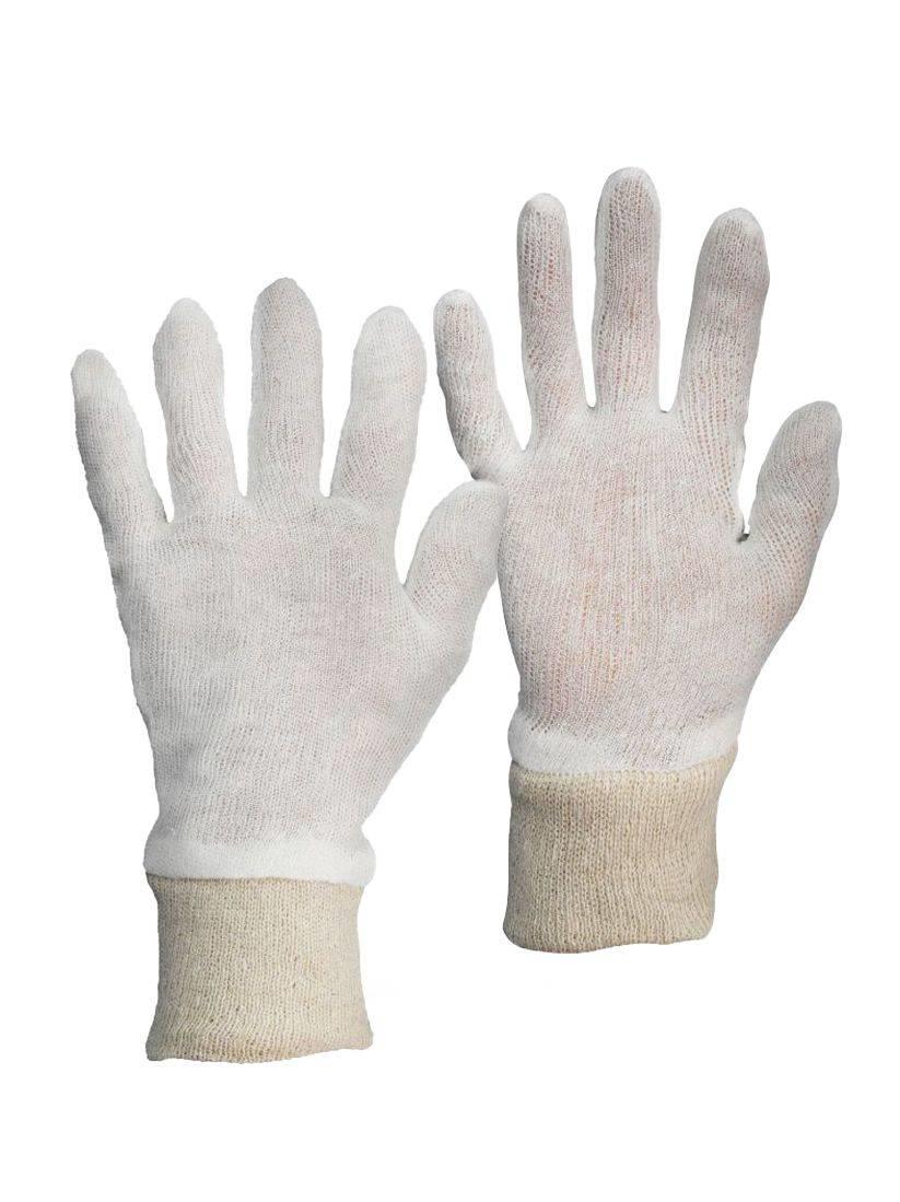 Warrior cotton stockinette men's knit-wrist gloves (12 pairs)