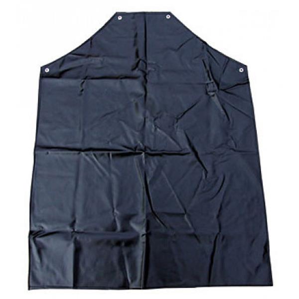 Black pvc 48'x36' waterproof bib apron - ties not included