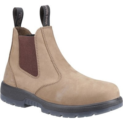 Hard Yakka Outback unisex crazyhorse leather steel toe/midsole Chelsea dealer safety boot
