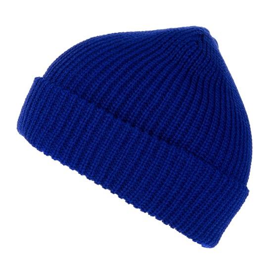 Regatta royal blue men's knitted ribbed watch cap #TRC307