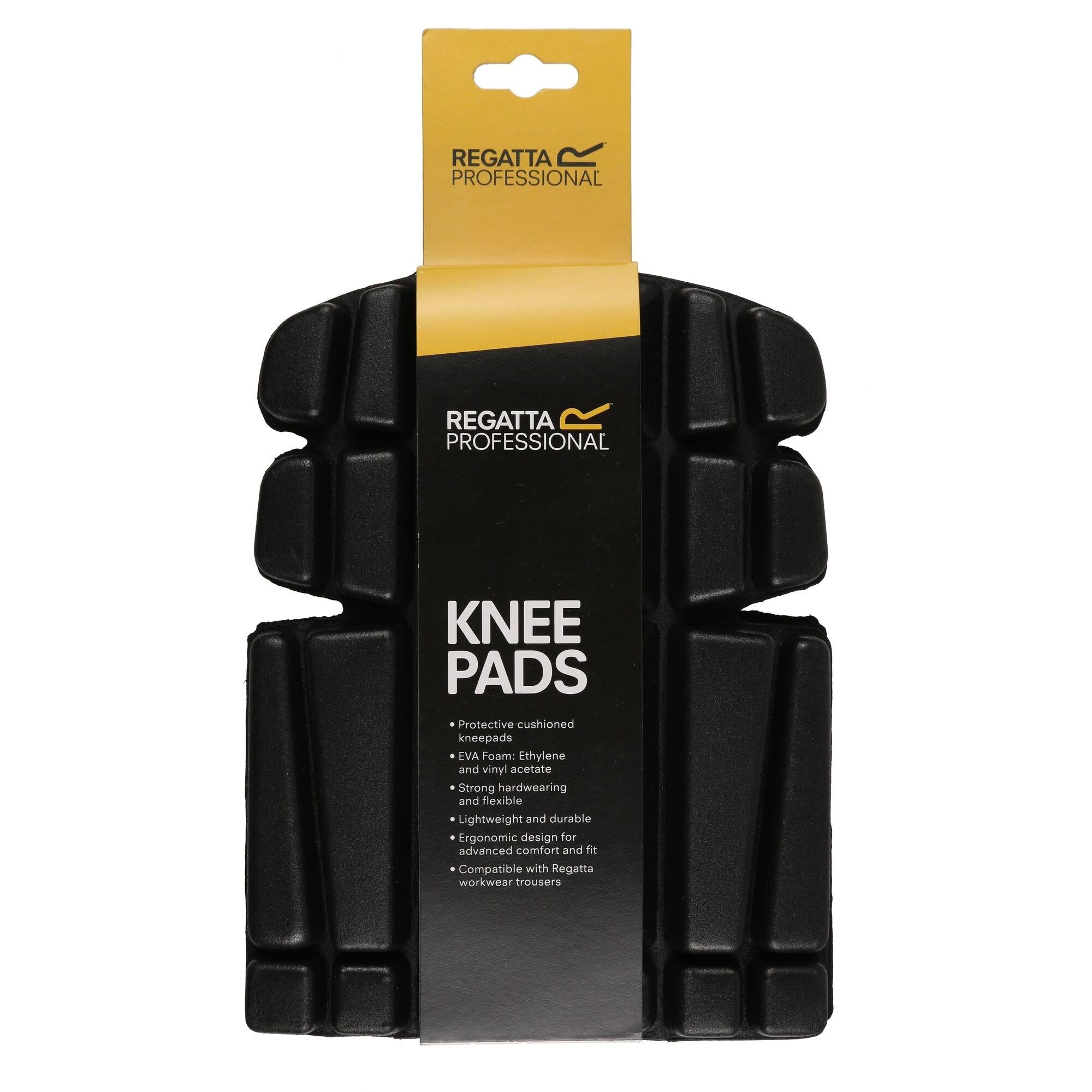 Regatta black universal flexible comfort knee-pad inserts (pair) #TRP100