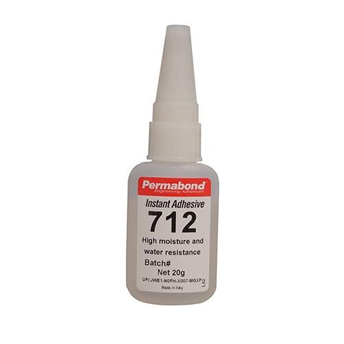 Permabond low viscosity water-resistant cryanoacrylate superglue adhesive 20g tube #712