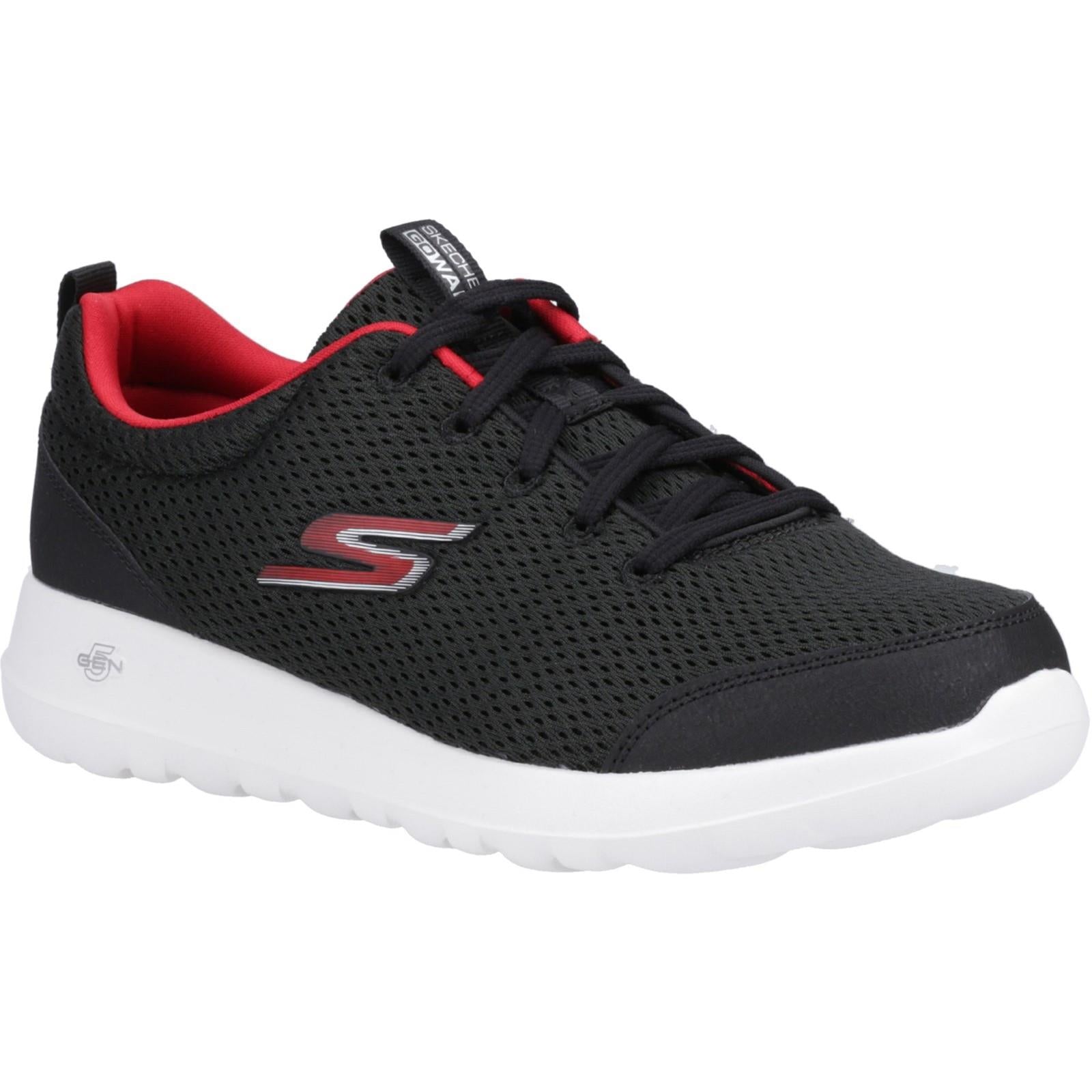Skechers GO WALK MAX Progressor men's black comfort-insole lace-up trainer #SK216231