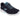 Skechers Go Walk 7 Cosmic Waves women's black/turquoise vegan elastic-laced trainer #SK125215