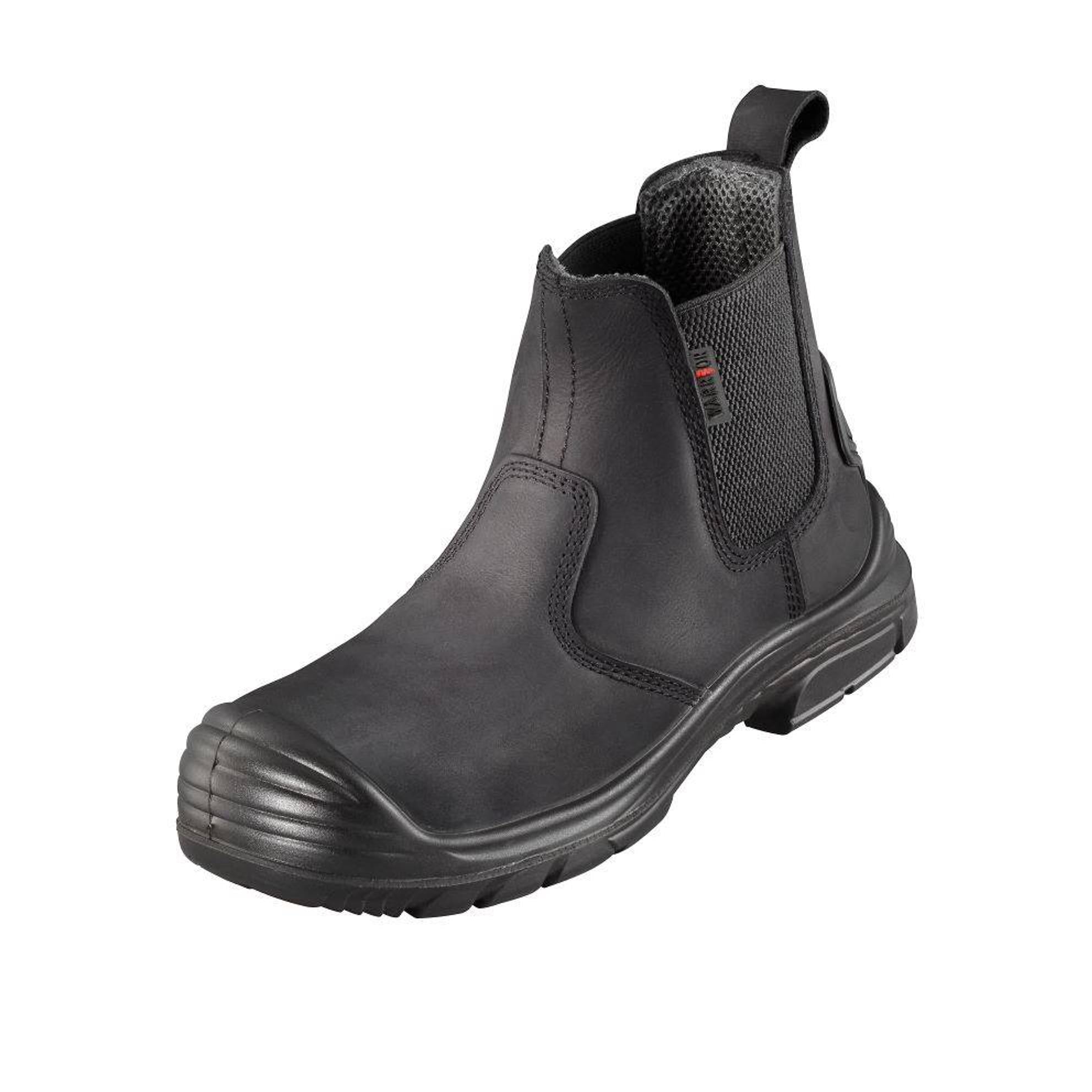 Warrior S3 black waxy leather steel toe/midsole work safety dealer boots