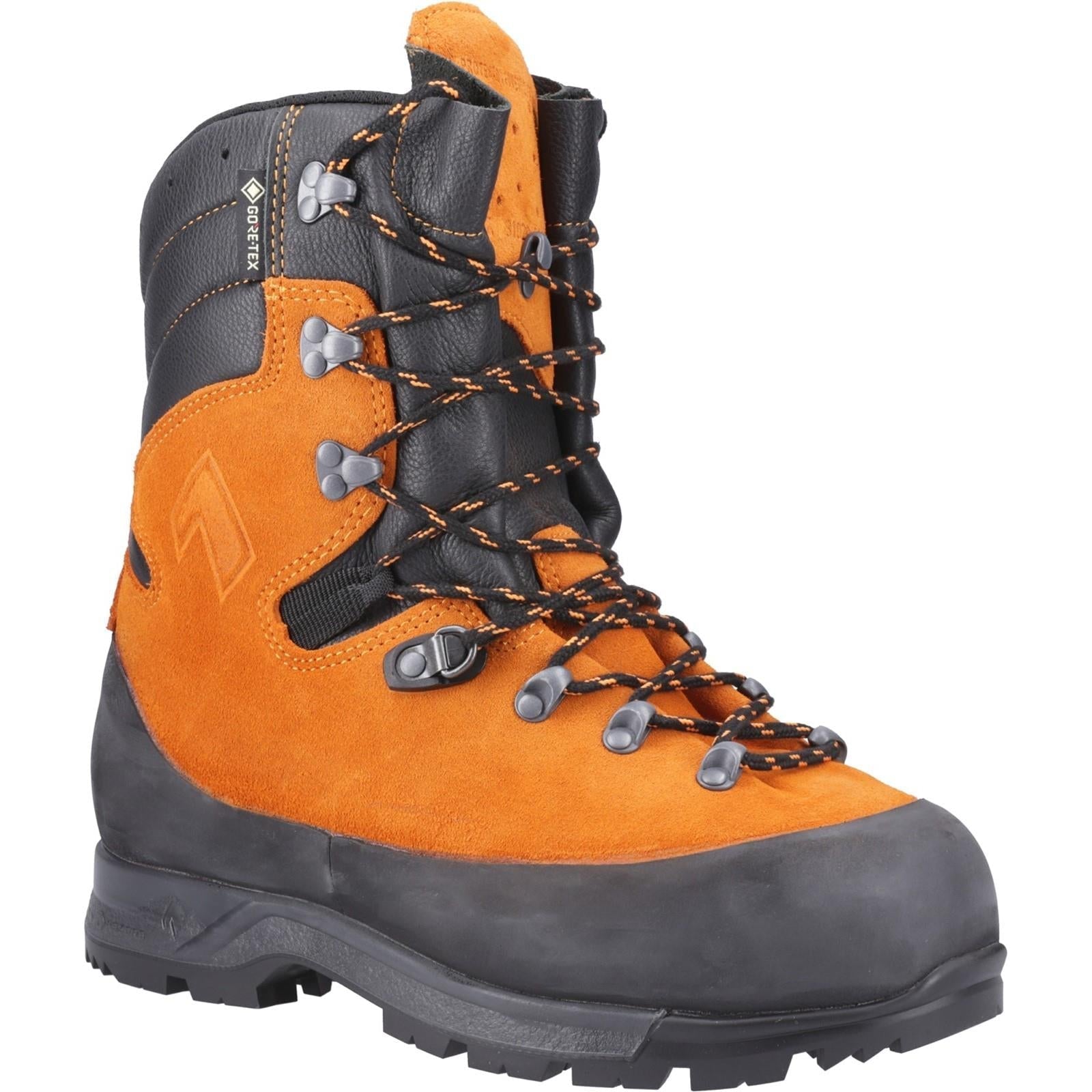 Haix Protector Forest 2.1 GTX orange steel-toe chainsaw cut level 2 forestry boot
