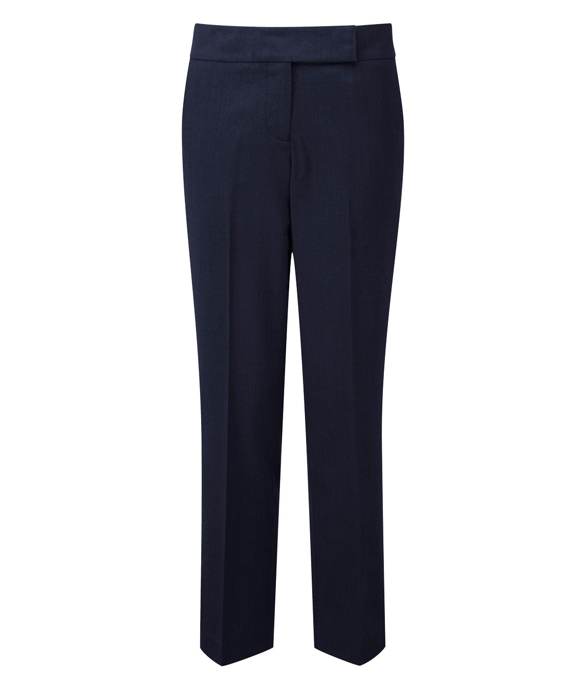 Black womens security polyester viscose uniform trouser