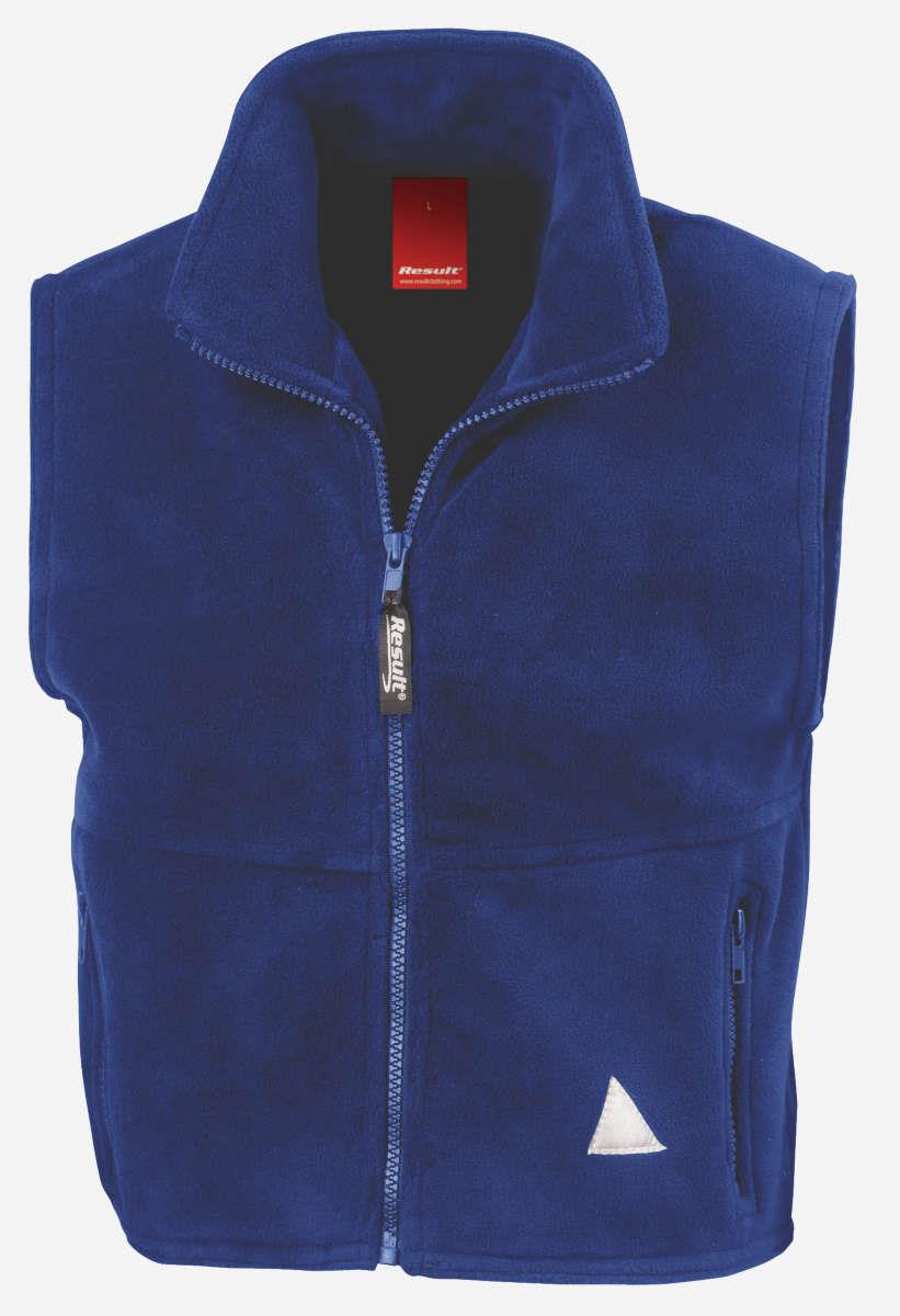 Result navy kids fleece childrens bodywarmer gilet size XL junior