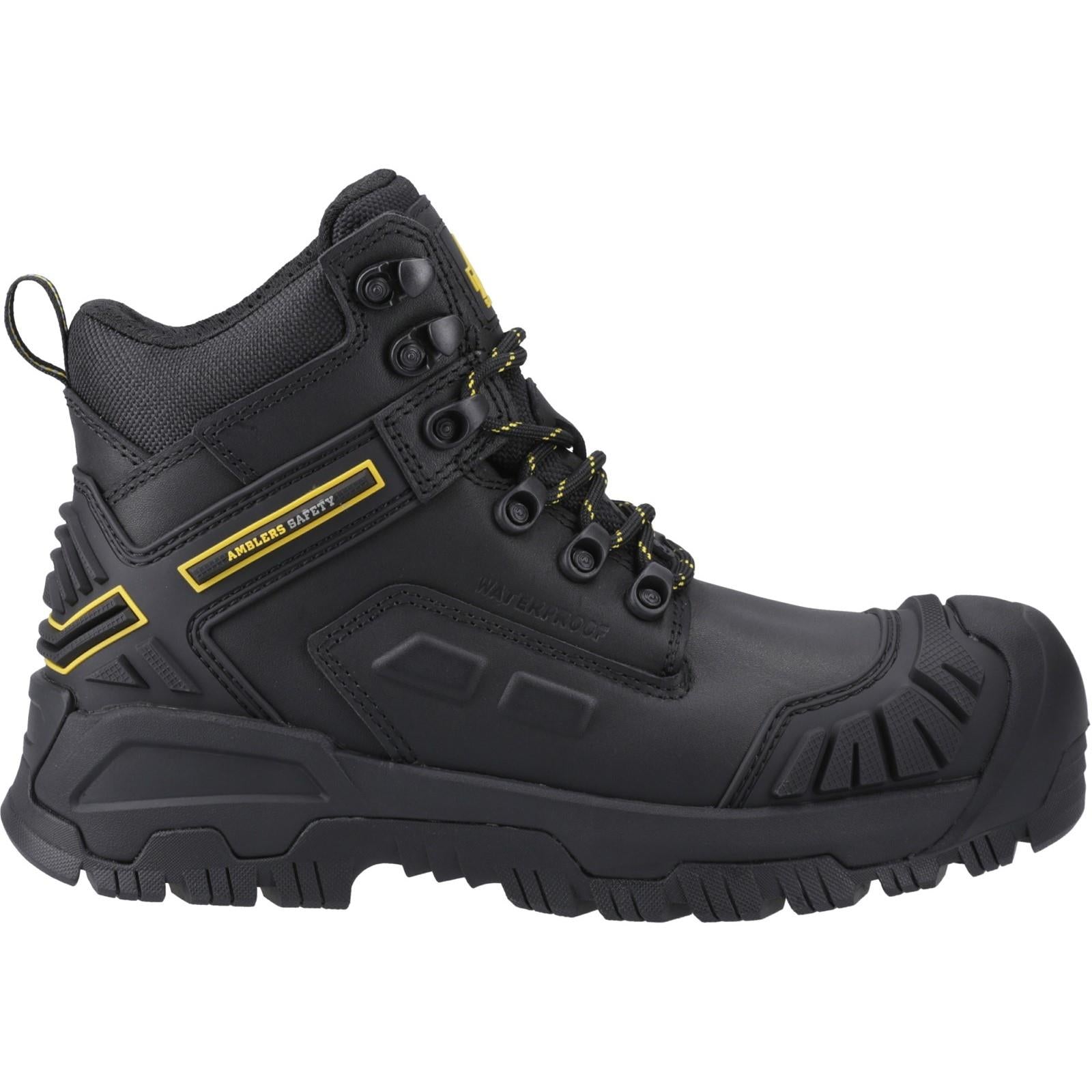 Amblers Mary S7 womens black waterproof composite 6" safety work boot AS614C