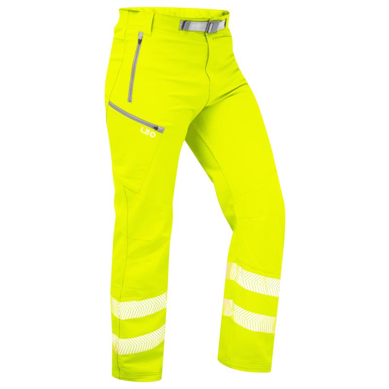 Leo Landcross high visibility ISO 20471:1 stretch work trouser
