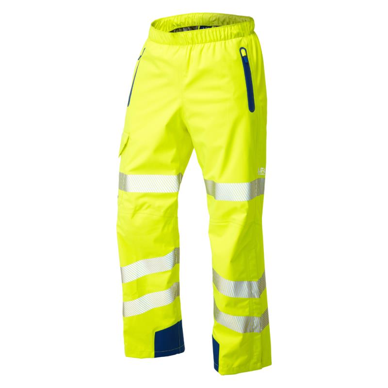 Leo Lundy high visibility ISO 20471:2 Performance waterproof overtrouser