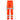 Leo Westleigh EcoViz womens orange high visibility breathable overtrousers #L07