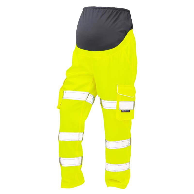 Leo Verity maternity high visibility ISO 20471:2 polycotton work cargo trouser