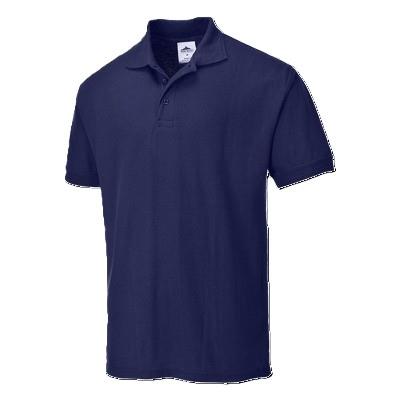 Portwest Milan navy polo shirt size large B101