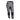 Unbreakable grey/black multi pocket holster stretch work trousers U238