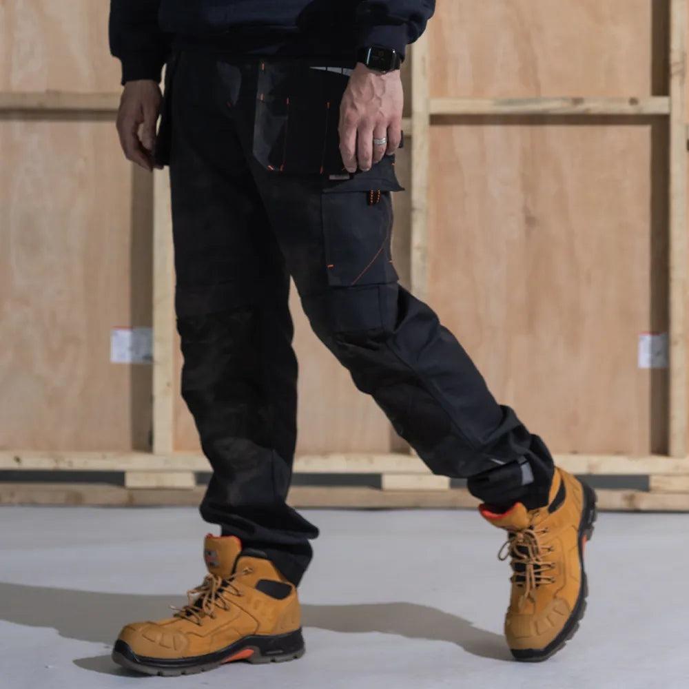 Unbreakable Harrier Extreme polycotton canvas black holster work trouser