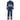 Himalayan navy blue high visibility flame resistant work coveralls HR50