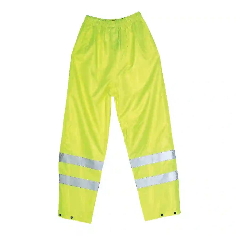Unbreakable Proforce HV03 yellow hi-viz waterproof site over trouser