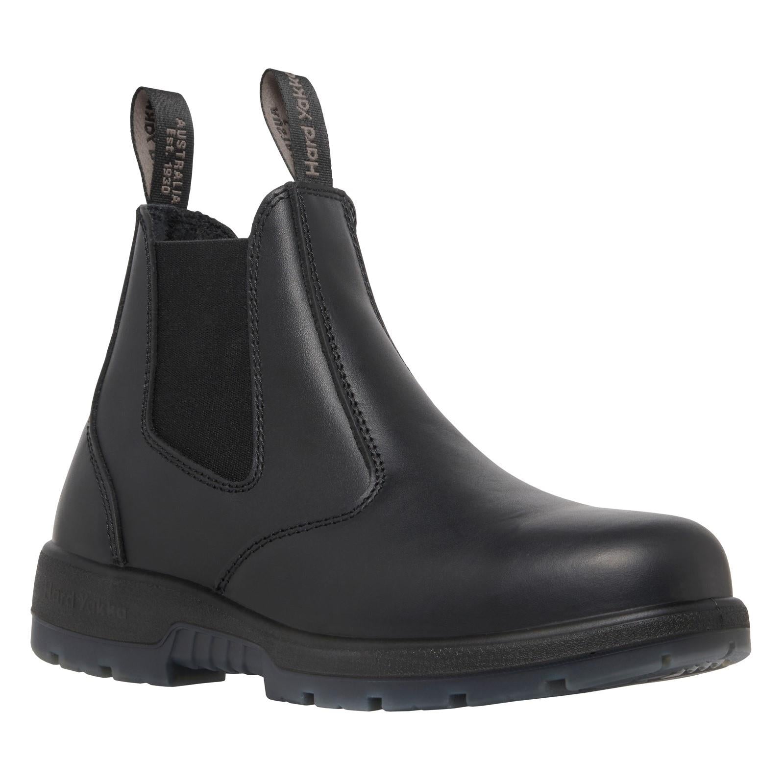Hard Yakka Outback S3 black memory foam steel toe safety work dealer boots