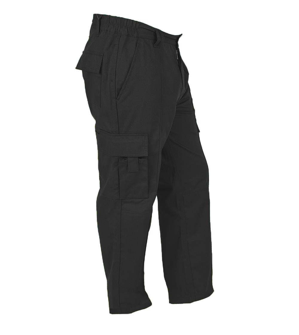 Himalayan Bullet black combat pockets work trousers H821