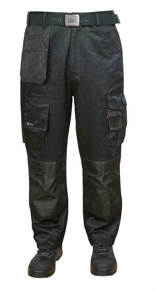Himalayan Trade Pro Venom black cargo holster multi pocket work trousers H813