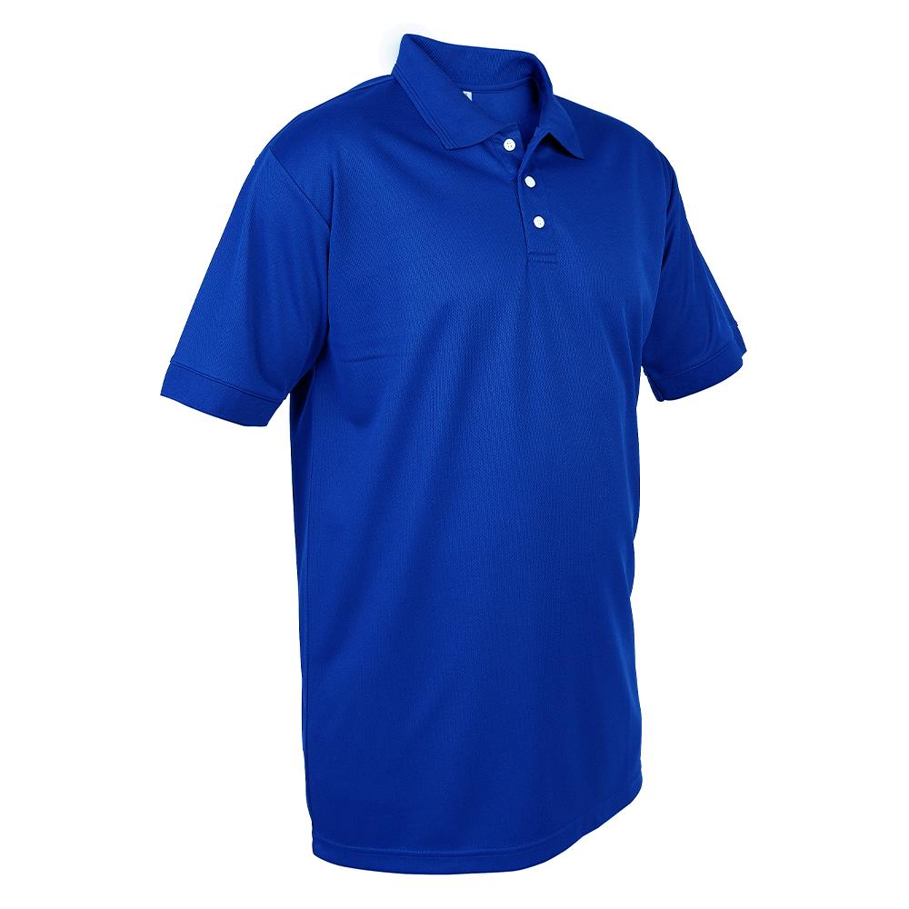Himalayan Dri-Tech royal blue polyester polo shirt H954