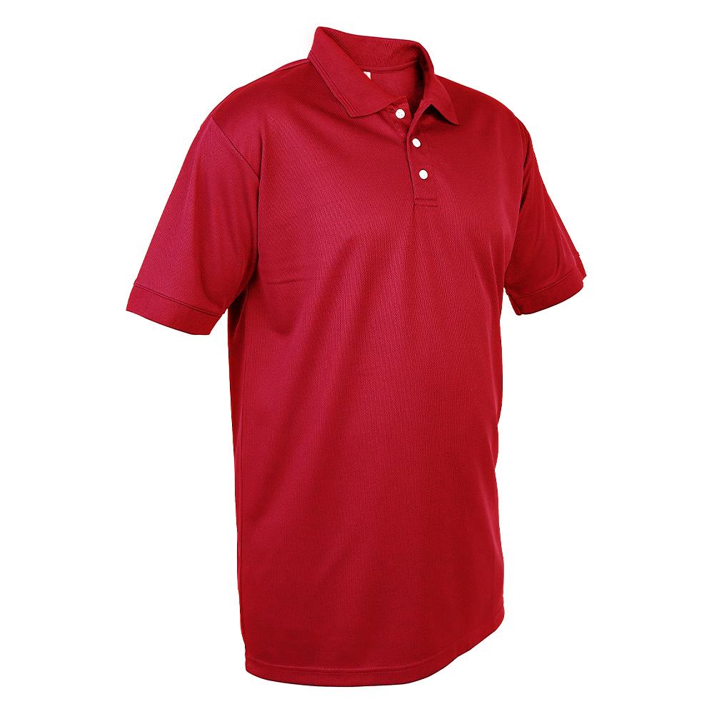Himalayan Dri-Tech womens red polyester polo shirt H966