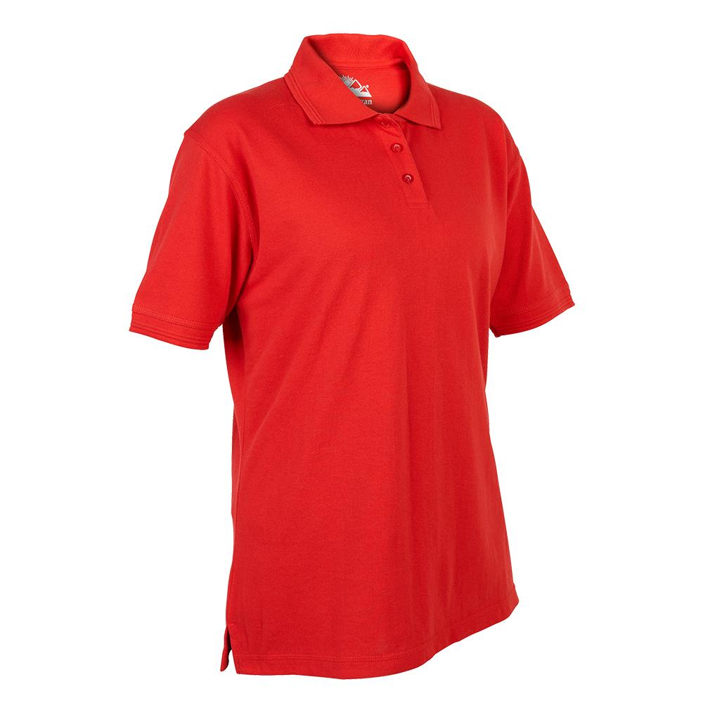 Himalayan Classic womens red polo shirt H866