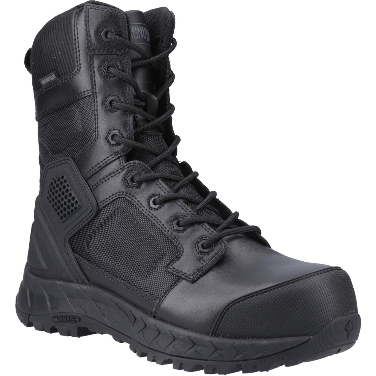Magnum Spider Exo 8.0 waterproof side zip uniform occupational boots M810079