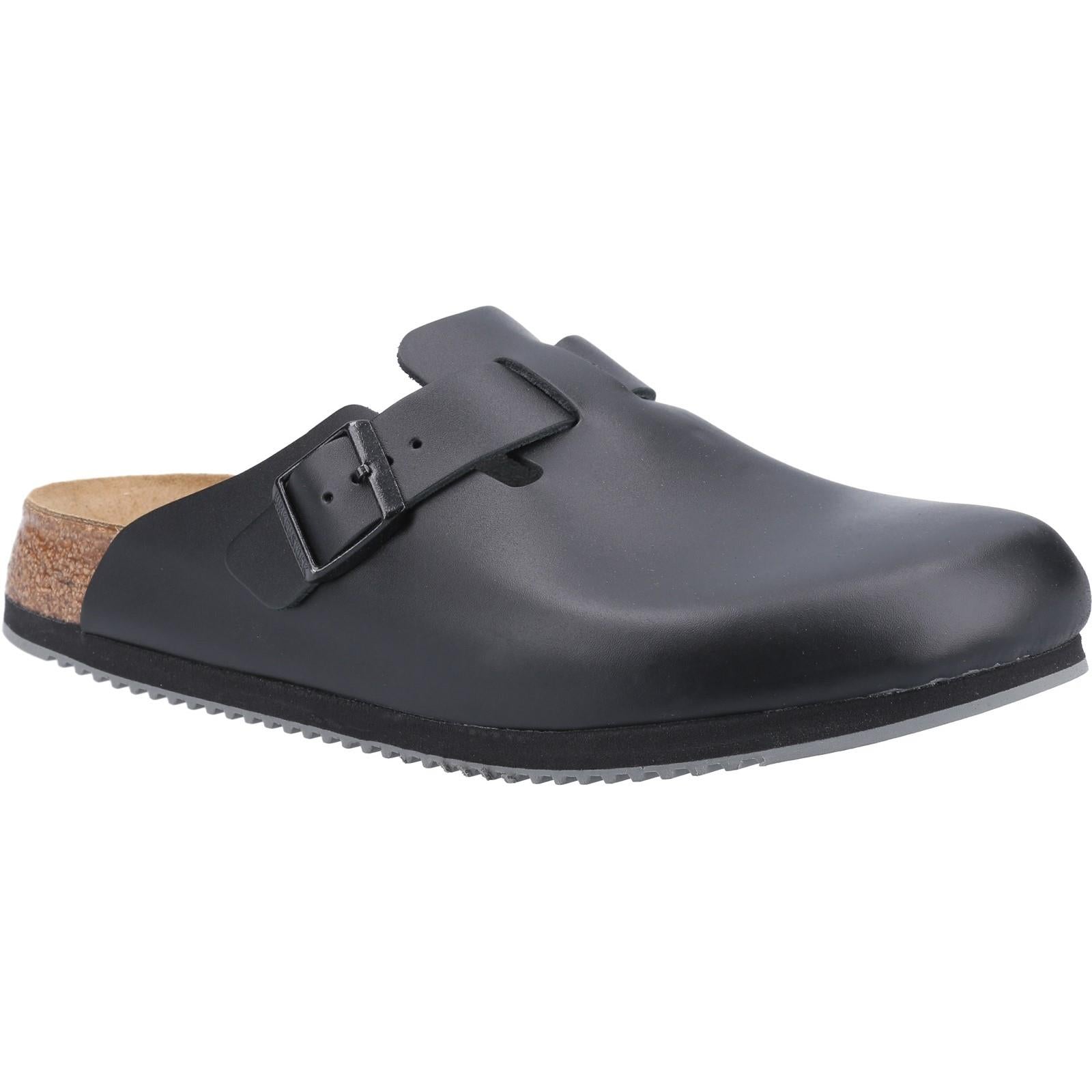 Birkenstock Boston Super Grip black occupational work clogs 60194