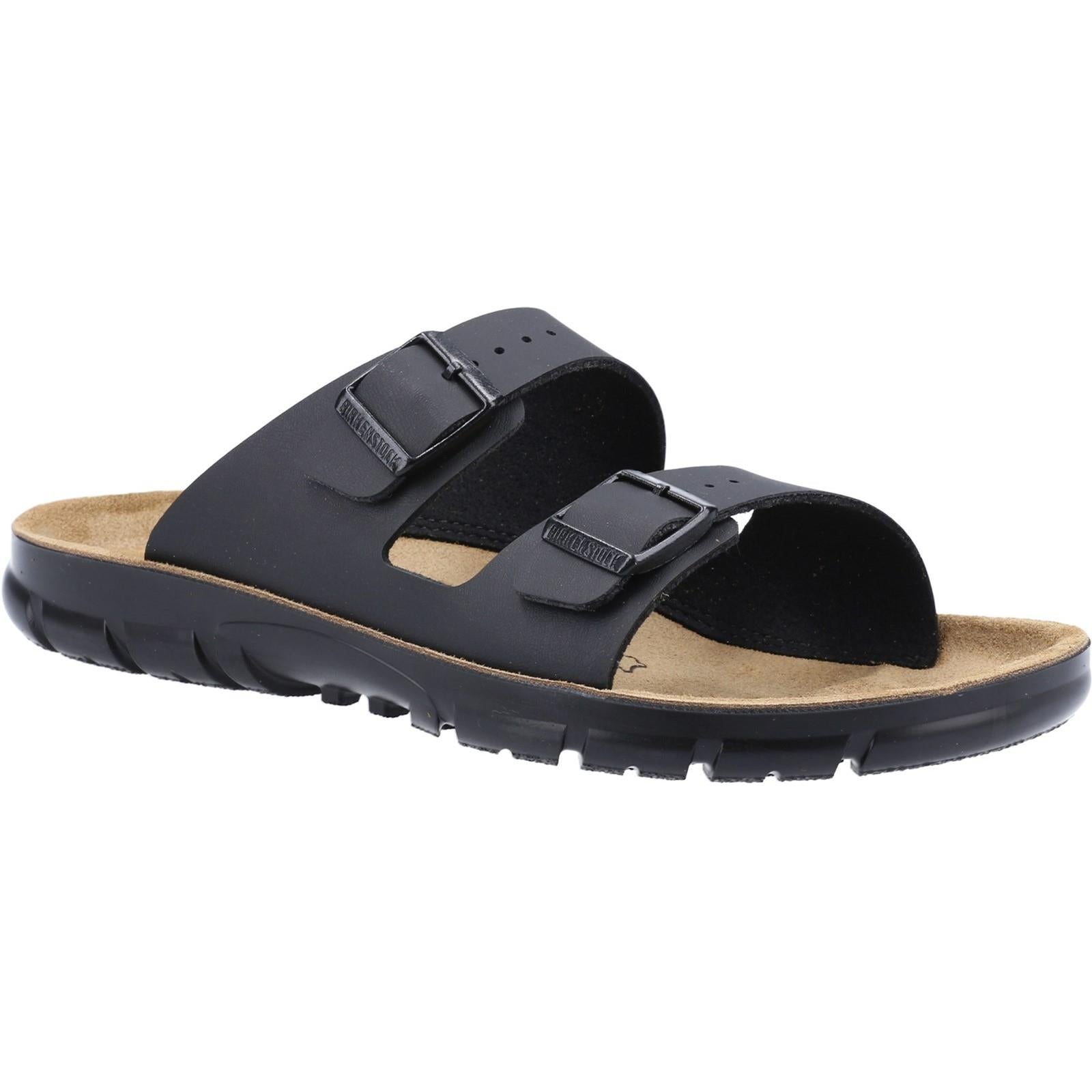 Birkenstock Bilbao black two strap mule sandals 520791