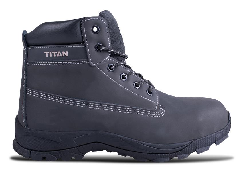 Titan Jaguar S3 black steel toe cap/midsole safety work boot