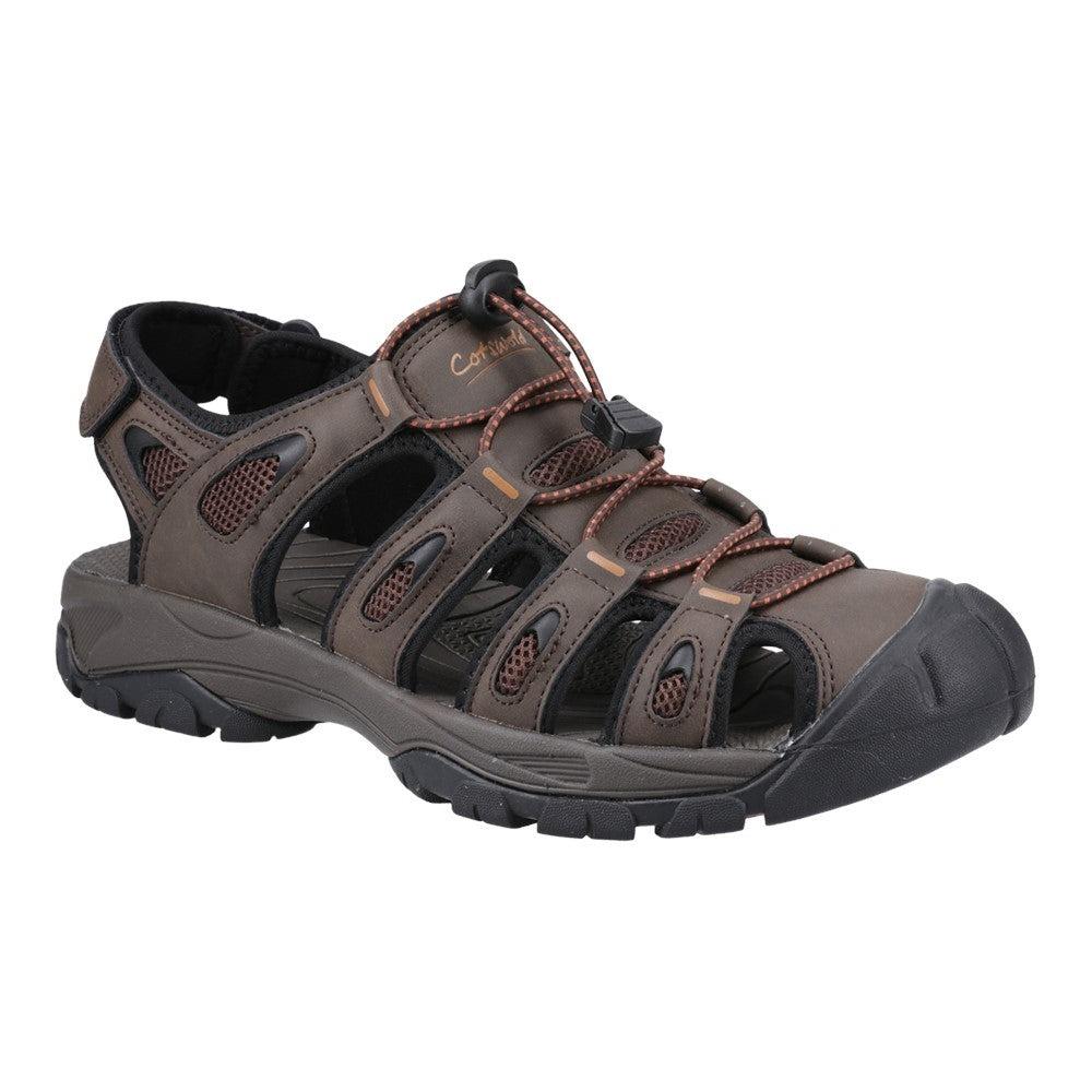 Cotswold Ampney brown summer walking caged sandals shoes