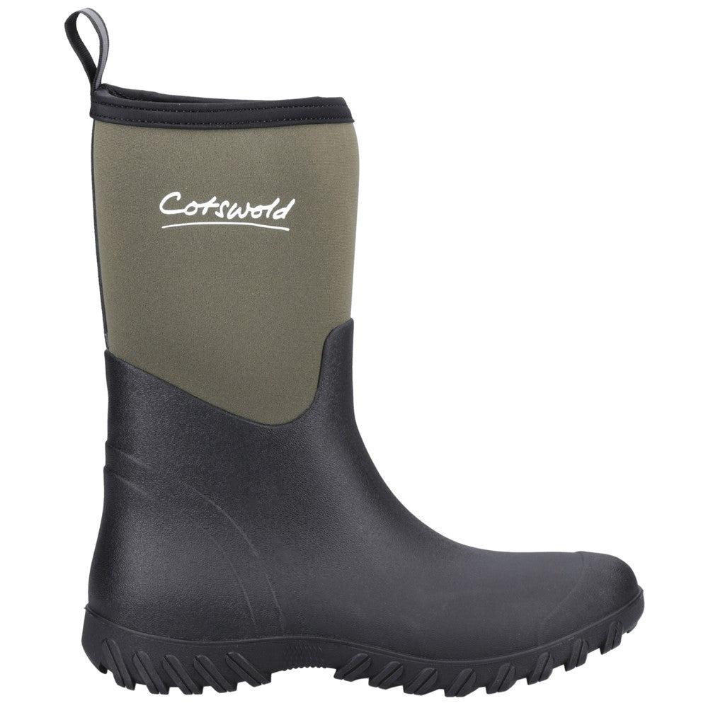 Cotswold Ashmead womens green neoprene rubber wellington boots