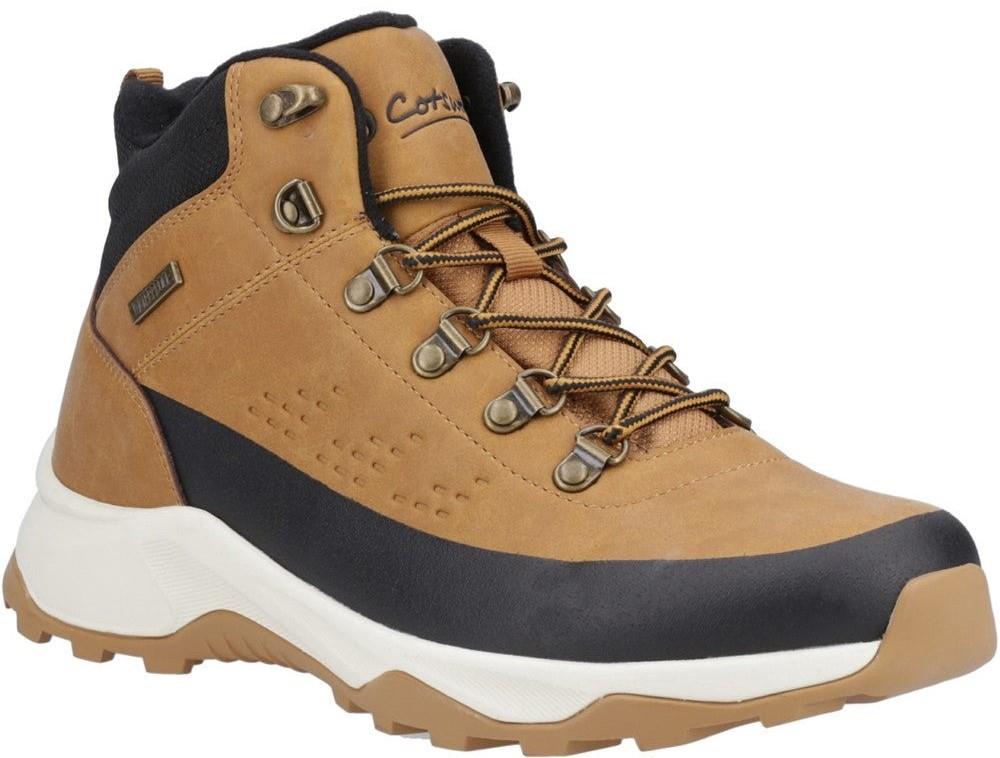 Cotswold Ryeford tan suede waterproof lace up walking hiking boots