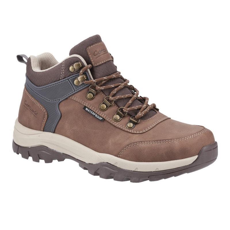 Cotswold Overbury brown waterproof lace up walking hiking boots