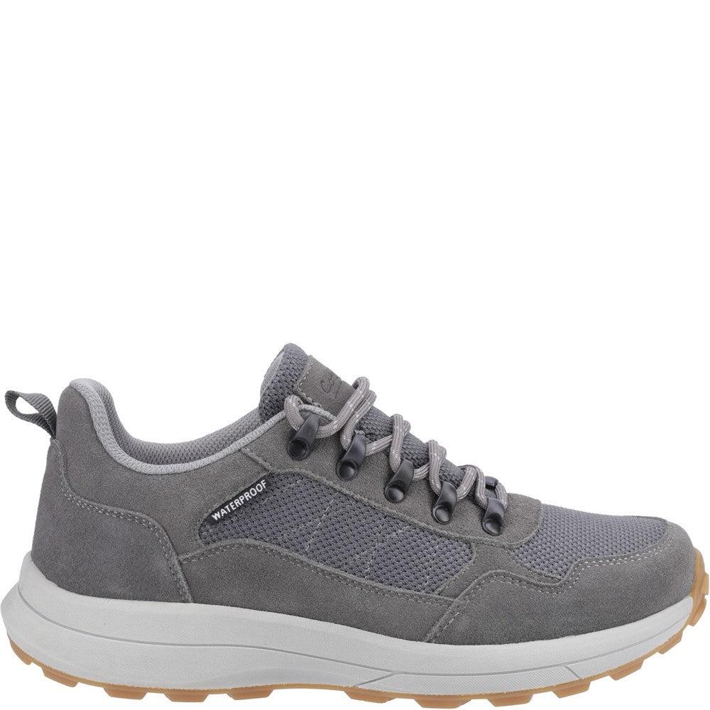 Cotswold Elmfield grey waterproof walking hiking lace up trainers shoes