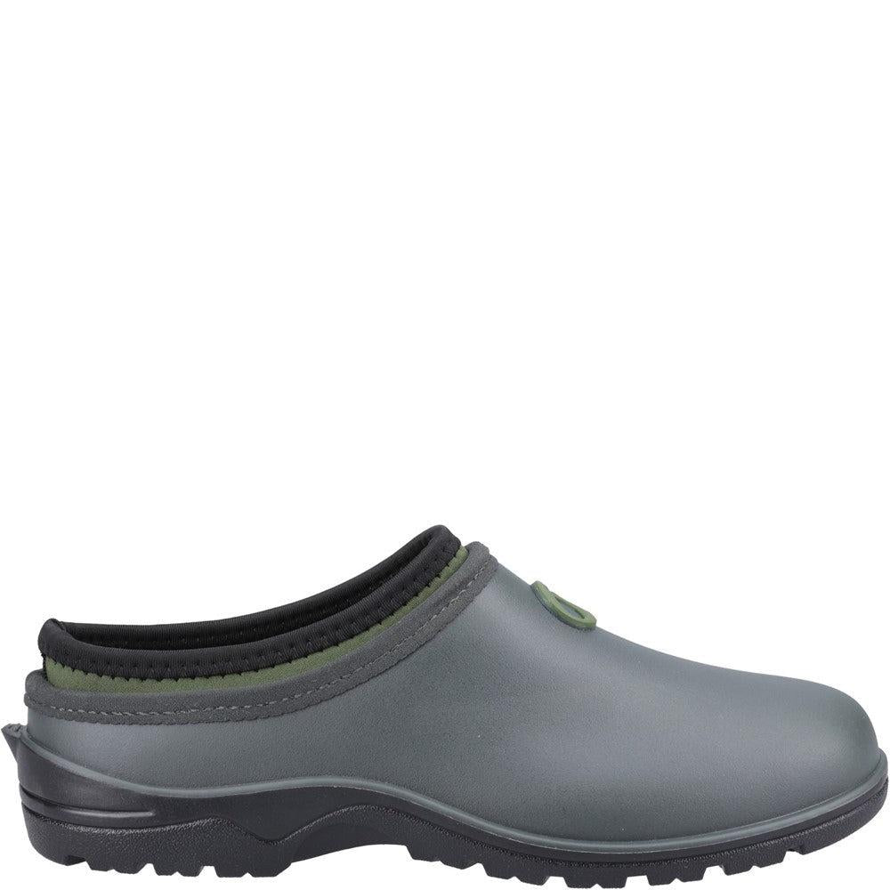 Cotswold Greenhill green neoprene garden wellington clogs shoes
